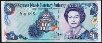 Каймановы острова 1 доллар 2001г. P.26а - UNC