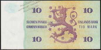 Финляндия 10 марок 1980г. P.112(1) - UNC - Финляндия 10 марок 1980г. P.112(1) - UNC