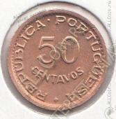 10-137 Мозамбик 50 сентаво 1957г. КМ # 81 UNC бронза  - 10-137 Мозамбик 50 сентаво 1957г. КМ # 81 UNC бронза 