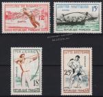 Франция 4 марки п/с 1958г. YVERT #1161-64 MNH OG** Спорт