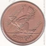25-145 Ирландия 1 пенни 1948г. КМ # 11 бронза 9,45гр. 30,9мм