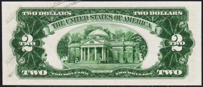 США 2 доллара 1953г. Р.380A.d - UNC  - США 2 доллара 1953г. Р.380A.d - UNC 