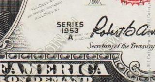 США 2 доллара 1953г. Р.380A.d - UNC  - США 2 доллара 1953г. Р.380A.d - UNC 
