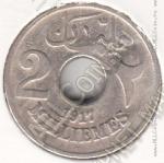 30-148 Египет 2 милльема 1917г. КМ # 314 медно-никелевая