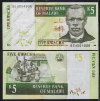 Малави 5 квача 2005г. P.36c - UNC