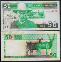 Намибия 50 долларов 2003г. P.8 UNC