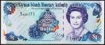 Каймановы острова 1 доллар 2001г. P.26в - UNC