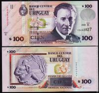 Уругвай 100 песо  2008г. P.88а - UNC