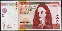 Колумбия 10000 песо 25.11.2002г. P.453e - UNC