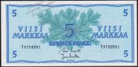 Финляндия 5 марок 1963г. P.99(1-1) - UNC