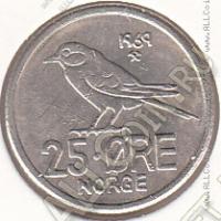 10-138 Норвегия 25 эре 1969г. КМ # 407 медно-никелевая 2,4гр. 17мм