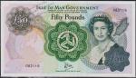 Банкнота Остров Мэн 50 фунтов 1983 года. P.39 UNC
