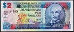 Барбадос 2 доллара 2007(09г) P.66в - UNC