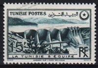 Тунис Французский 1 марка п/с 1949г. YVERT №330* MLH OG (10-52с)