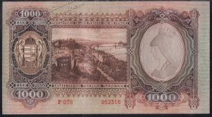 Венгрия 1000 пенгё 1943г. P.116 UNC - Венгрия 1000 пенгё 1943г. P.116 UNC