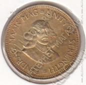 27-124 Южная Африка 1/2 цента 1962г. КМ # 56 латунь  5,0гр.  - 27-124 Южная Африка 1/2 цента 1962г. КМ # 56 латунь  5,0гр. 