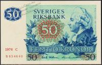 Швеция 50 крон 1976г. P.53в(2) - UNC-