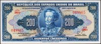 Банкнота Бразилия 200 крузейро 1955-59 года. P.154а - UNC