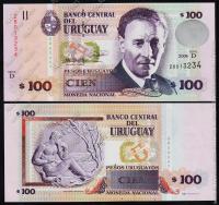 Уругвай 100 песо  2006г. P.88? - UNC