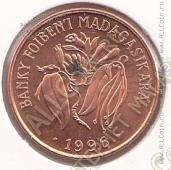 8-34 Мадагаскар 10 франков 1996г. КМ # 22 UNC сталь с медным покрытием 21мм - 8-34 Мадагаскар 10 франков 1996г. КМ # 22 UNC сталь с медным покрытием 21мм