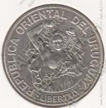 23-107 Уругвай 200 новых песо 1989г. КМ # 97 медь-никель-цинк 10,0гр. 27мм