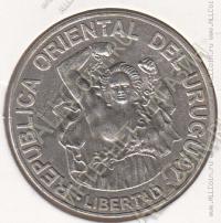 23-107 Уругвай 200 новых песо 1989г. КМ # 97 медь-никель-цинк 10,0гр. 27мм