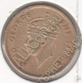 22-23 Гонконг 10 центов 1950г. КМ # 25 никель-латунь 4,46гр. 20,5мм - 22-23 Гонконг 10 центов 1950г. КМ # 25 никель-латунь 4,46гр. 20,5мм