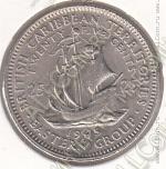 26-50 Восточные Карибы 25 центов 1965г. КМ # 6 медно-никелевая 6,51гр. 24мм