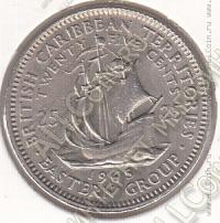 26-50 Восточные Карибы 25 центов 1965г. КМ # 6 медно-никелевая 6,51гр. 24мм