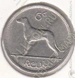 27-38 Ирландия 6 пенсов 1928г. КМ # 5 никель 4,54гр. 20,8мм