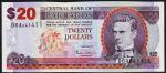 Барбадос 20 долларов 2007г. P.69a - UNC