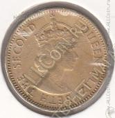 22-24 Гонконг 10 центов 1959г. КМ # 28.1 никель-латунь 4,46гр. 20,5мм - 22-24 Гонконг 10 центов 1959г. КМ # 28.1 никель-латунь 4,46гр. 20,5мм