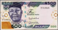 Банкнота Нигерия 500 найра 2010 года. P.30i - UNC