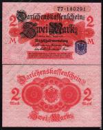 Германия 2 марки 1914 г. P.55 UNC
