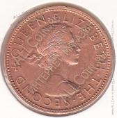3-179 Новая Зеландия 1 пенни 1962 г. KM# 24.2 Бронза 9,6 гр. 31,0 мм. - 3-179 Новая Зеландия 1 пенни 1962 г. KM# 24.2 Бронза 9,6 гр. 31,0 мм.