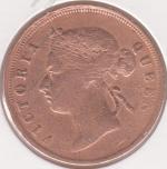 35-59 Стрейтс Сеттлементс 1 цент 1889г. 