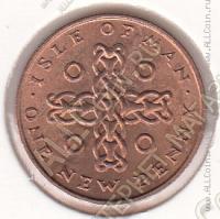 32-173 Остров Мэн 1 новый пенни 1975г КМ # 20 бронза 3,56гр.20,32мм