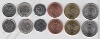 арт198 Ливан набор 6 монет UNC