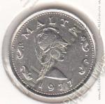 35-109 Мальта 2 цента 1977г. КМ # 9 медно-никелевая 2,25гр. 17,78мм