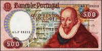 Банкнота Португалия 500 эскудо 1979 года. Р.177(7) - UNC