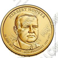 арт424 США 1$ 2014P 31й президент Herbert Hoover