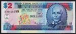 Барбадос 2 доллара 2000г. P.60 UNC