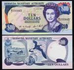 Бермуды 10 долларов 1997г. P.42с - UNC