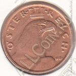 22-113 Австрия 1 грош 1927г. КМ # 2836 бронза 1,6гр. 17мм