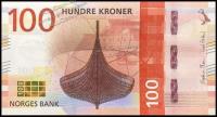 Норвегия 100 крон 2016г. P.NEW - UNC