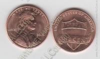 США 1 цент 2010Р (арт258)*