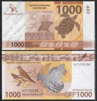 Французская Полинезия 1000 франков 2014г. P.NEW - UNC