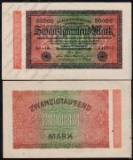 Германия 20.000 марок 1923г. P.85 АUNC