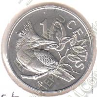 5-166	Британские Виргинские Острова 10 центов 1977г. КМ #3 PROOF медно-никелевая 5,5 гр.