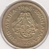 36-114 Южная Африка 1/2 цента 1963г. Латунь - 36-114 Южная Африка 1/2 цента 1963г. Латунь
